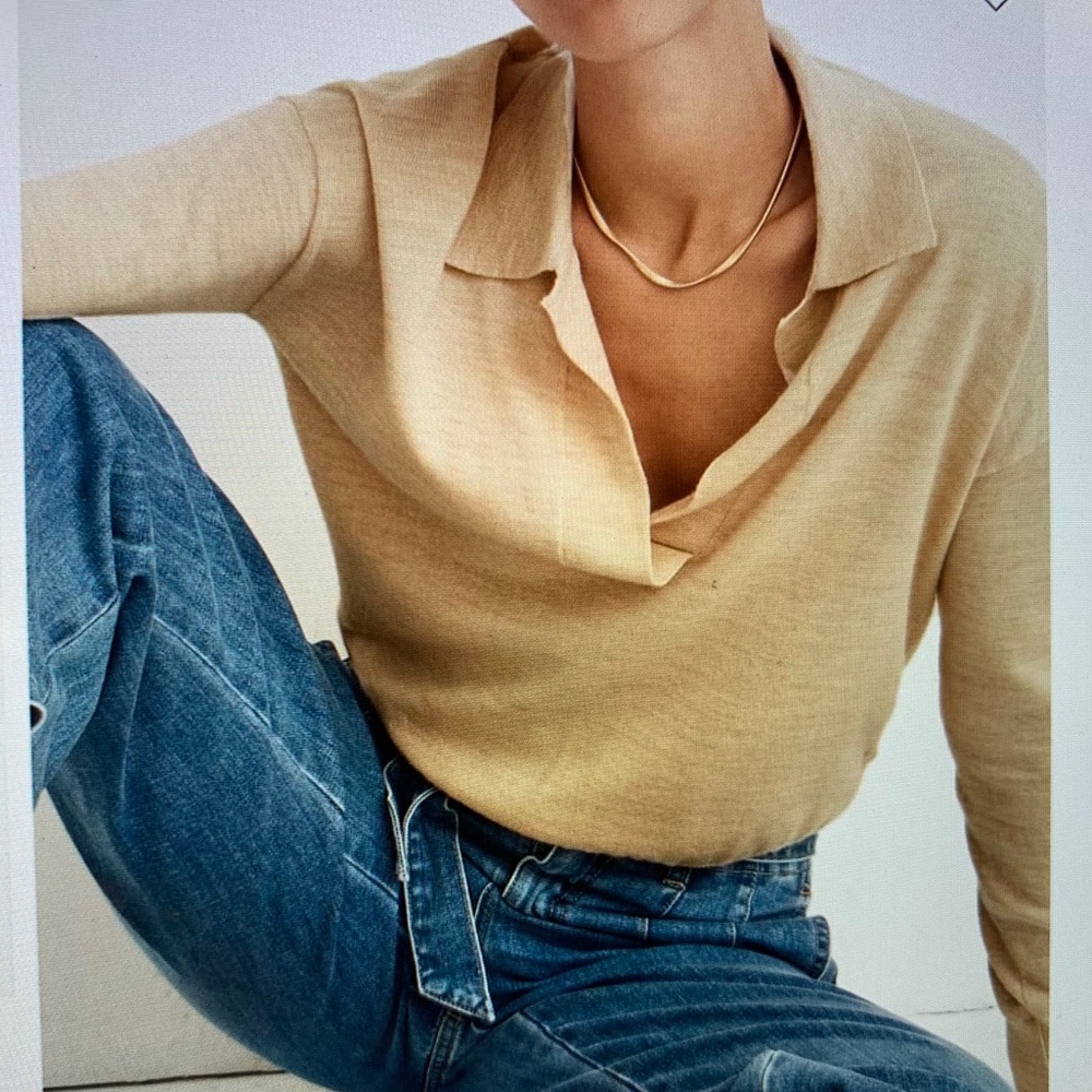 Madewell | long Sleeve Henley Polo